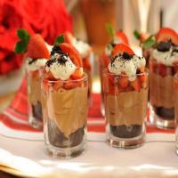 Strawberry Chocolate Mini Trifles image