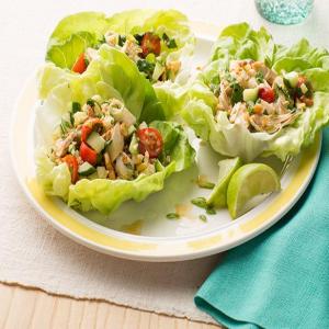 Gingery Chicken Salad Lettuce Wraps_image