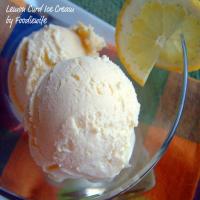 Lemon Curd Custard Ice Cream Recipe - (4.4/5) image
