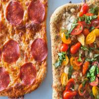 Basic Pepperoni Pizza and Four Cheese Pizza image