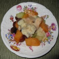 Melon Salad with Orange-Honey Dressing_image