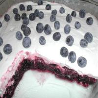 Blueberry Jello Dessert image