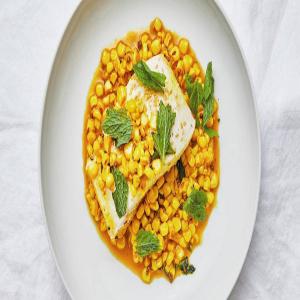 Saucy Spiced Cod With Corn Recipe_image