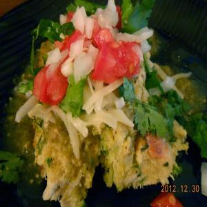 Green Enchilada Cornbread Casserole_image
