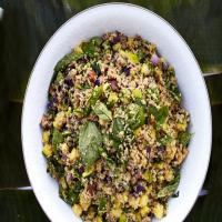 Quinoa Salad with Grilled Zucchini and Habanero Oil_image