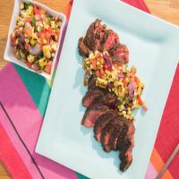 Hanger Steak with Grilled Salsa_image