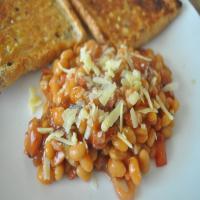Tarted up Baked Beans image