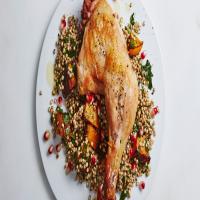 Roast Chicken With Sorghum and Squash Recipe_image