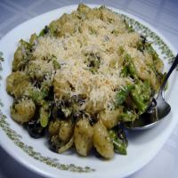 Gnocchi With Asparagus & Olives in a Creamy Pesto Sauce image
