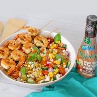 Roasted Tomato, Grilled Corn, and Shrimp Salad_image
