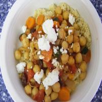 Moroccan Chickpea and Vegetable Stew with Couscous image