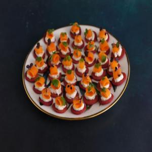 Beet and Carrot Blinis image