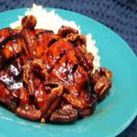 Maple & Orange Chicken With Peppered Pecans image