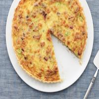 Pancetta and Green Onion Breakfast Tart image