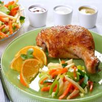 BBQ Chicken with Orange Garlic Sauce_image