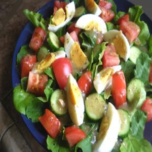 Mixed Green Salad and Mustard Vinaigrette_image