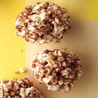 Toffee-Almond Popcorn Balls image
