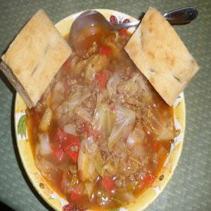 Sweet and Sour Beef Cabbage Soup_image