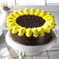 Peeps Sunflower Cake image