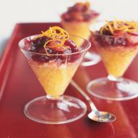 Cranberry-Vanilla Compote with Orange Ice_image