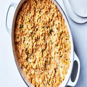 Creamed Dried Sweet Corn with Onion and Chives_image