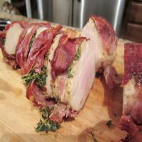 Pork Tenderloin Wrapped in Prosciutto, With an Herbed Pan Sauce image