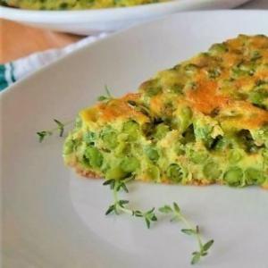 Frittata with Peas, Turmeric and Thyme_image
