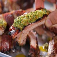 Argentinean-Style Ribs with Homemade Chimichurri image