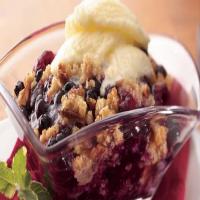 Two-Berry Crisp with Pecan Streusel Topping image