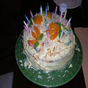 Apricot Cream Cake image