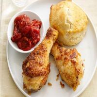 Drumsticks With Biscuits and Tomato Jam image