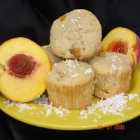 Coconut Peach Muffins image