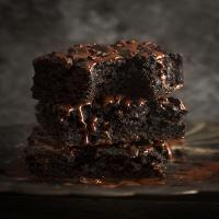 Gluten-Free Vegan Dark Chocolate Brownies_image