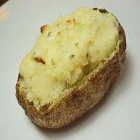 Baked Potatoes Stuffed With Brie image
