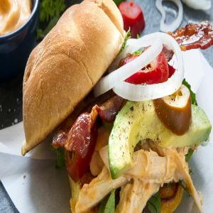 Chipotle Chicken Sandwich with Bacon and Avocado image