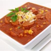 Hearty Hot Dog Soup image