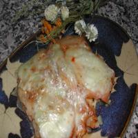 Red Potatoes Layered With Swiss Cheese_image
