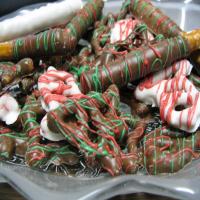 Chocolate Dipped Pretzels image