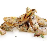 Grilled Fingerling Potato Salad with Creamy Herb Dressing_image