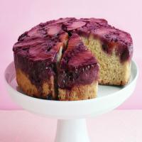 Plum Blueberry Upside-Down Cake image