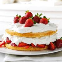 Strawberries & Cream Torte image