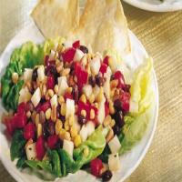 Corn and Black Bean Salad with Tortilla Wedges_image