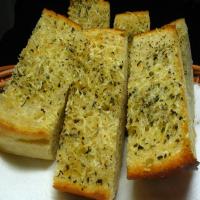 Olive Oil and Parmesan Garlic Bread 