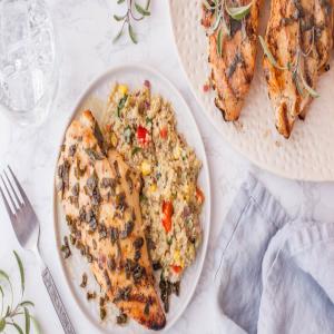 Char-Grilled Chicken With Sage Butter Aust Ww 4pts_image