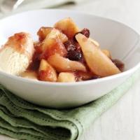 Apple, pear & cherry compote image