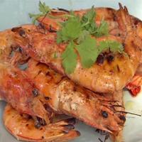 Grilled Prawns with Spicy Fresh Pepper Sauce_image