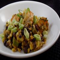 Shrimp With Black Beans, Okra & Fresh Corn_image
