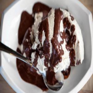 Vegan Vanilla Ice Cream with Date-Cocoa Swirl image