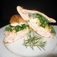 Turkey Pita Sandwiches With Brie, Pecans and Home_image