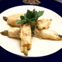 Brie and Asparagus in Phyllo image